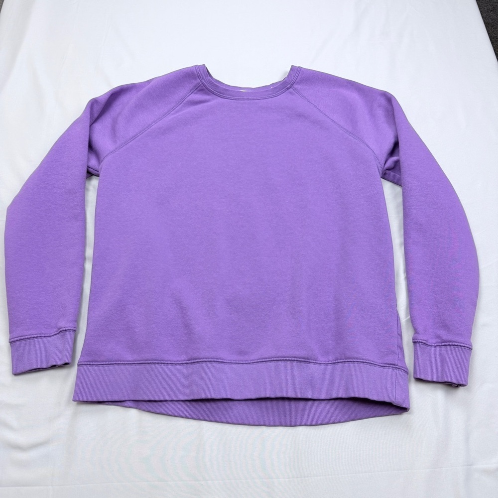 Peloton Women's Lavender Crew Neck Sweater